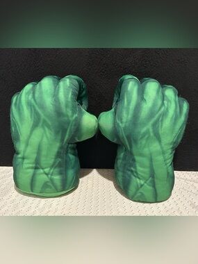 Zongba Marvel Incredible Hulk Green Big Plush Smash Hands Fists Gloves